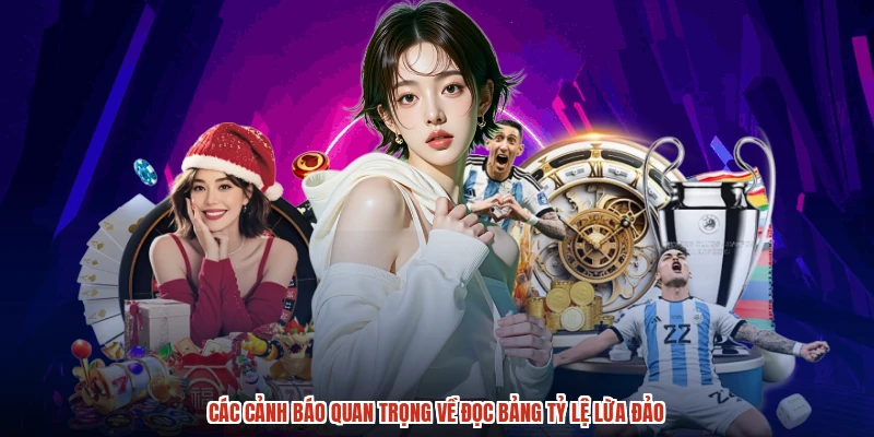 Các cảnh báo quan trọng về đọc bảng tỷ lệ lừa đảo