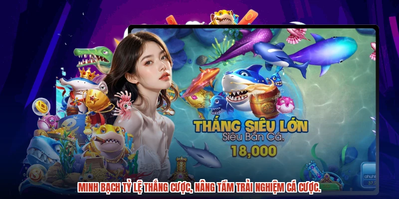 Minh bạch tỷ lệ thắng cược, nâng tầm trải nghiệm cá cược.